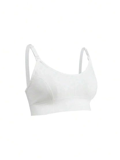 3-Pack Seamless Nursing Bra Set - High Rise Wireless Maternity Bras with Adjustable Straps and Medium Stretch