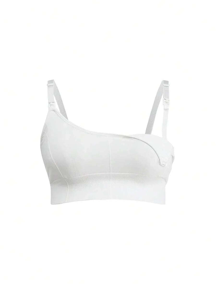 3-Pack Seamless Nursing Bra Set - High Rise Wireless Maternity Bras with Adjustable Straps and Medium Stretch