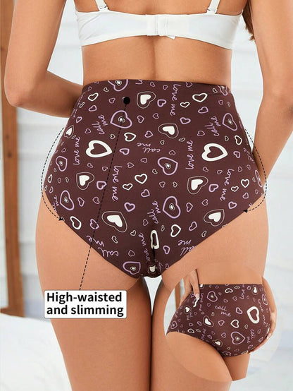 Maternity Underwear Set 3 Pack - Seamless Solid Color and Printed Pregnancy Briefs