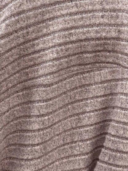 Dusty Pink Ribbed Maternity Bodycon Midi Dress with Twist Back and Side Slit Hem - Sleeveless Summer Knit Cami Dress