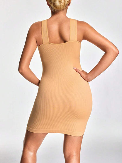 Maternity Solid Color Sleeveless Jumpsuit - Casual Pregnancy Romper