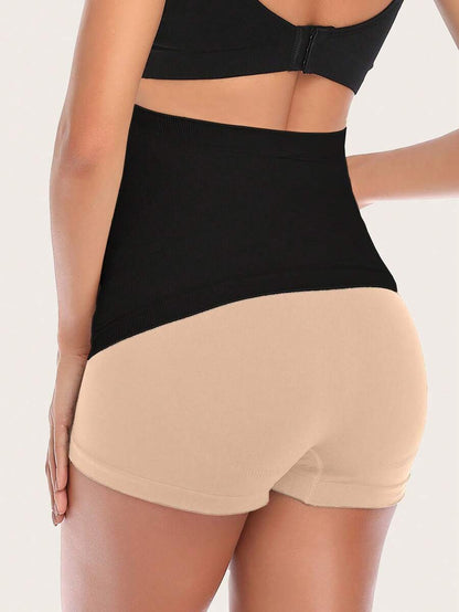Plus Size Seamless Maternity Belly Band - Breathable Abdominal Support Belt for Pregnancy Yoga & Daily Activewear