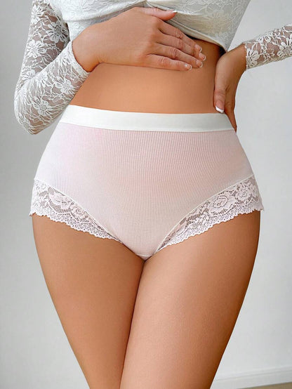BloomMama Lace Patchwork Comfortable Casual Simple Maternity Panties