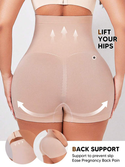 Christmas Maternity Yoga Shorts – High Waist Belly Support Panel