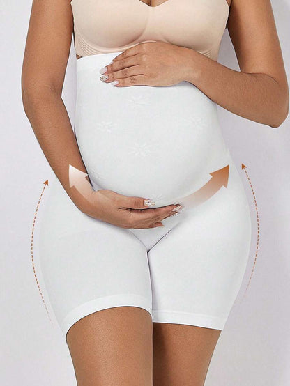 Pregnant Women's High Stretch Waist Maternity Leggings - Daily Wear Casual Summer