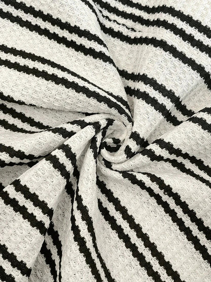 Striped Maternity Nursing Hoodie with Long Sleeve Drop Shoulder and Drawstring Detail in Apricot Knit for Autumn Winter