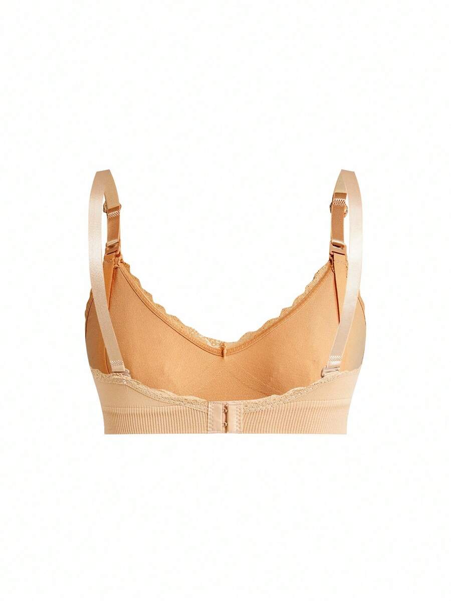 Maternity Nursing Bra Set 3 Pack - Seamless Solid Color Minimalist High Quality Breastfeeding