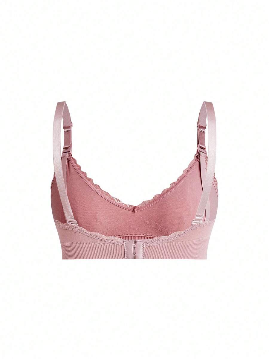Maternity Nursing Bra Set 3 Pack - Seamless Solid Color Minimalist High Quality Breastfeeding