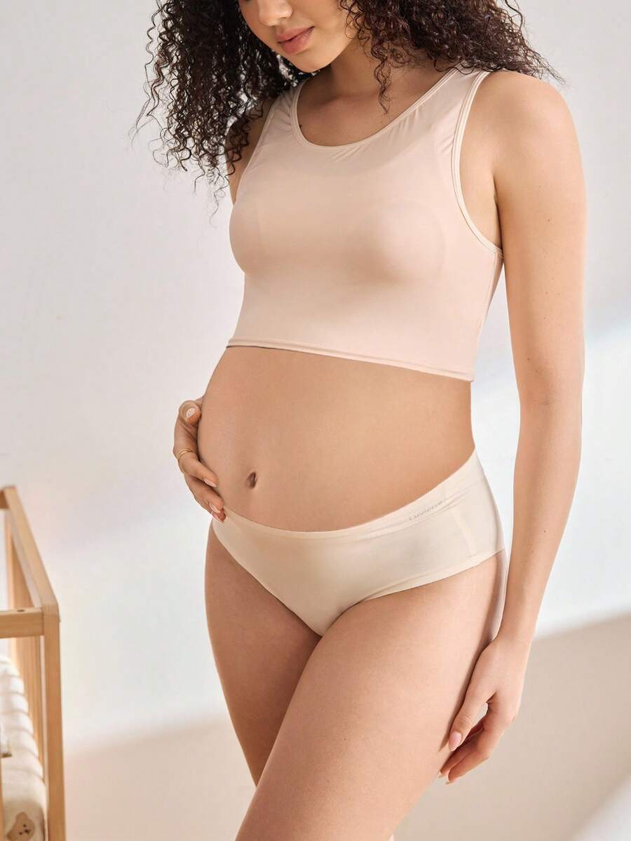 Casual Maternity Nursing Undershirt - Soft Solid Color Camisole