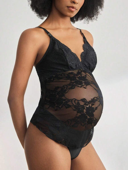 Maternity Floral Lace Nursing Camisole for Breastfeeding Mothers