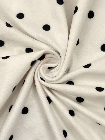 Apricot Polka Dot Maternity Top - Slim Fit Long Sleeve Scoop Neck Knitted Maternity Shirt - Soft Stretch Pregnancy T-Shirt for Office & Casual