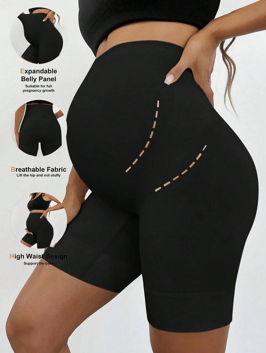 Fall Clothes,Autumn Clothes,Maternity Autumn Clothes Maternity Premium Maternity Shapewear, High Waisted Mid-Thigh Pregnancy Underwear Prevent Chaffing Soft Abdominal Support Maternity Biker Shorts Pregnancy Shorts Maternity Bike Shorts High Waisted