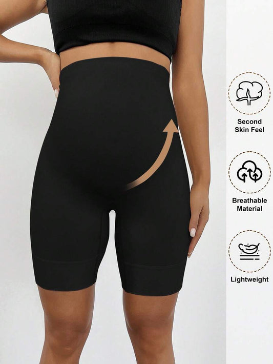 Fall Clothes,Autumn Clothes,Maternity Autumn Clothes Maternity Premium Maternity Shapewear, High Waisted Mid-Thigh Pregnancy Underwear Prevent Chaffing Soft Abdominal Support Maternity Biker Shorts Pregnancy Shorts Maternity Bike Shorts High Waisted