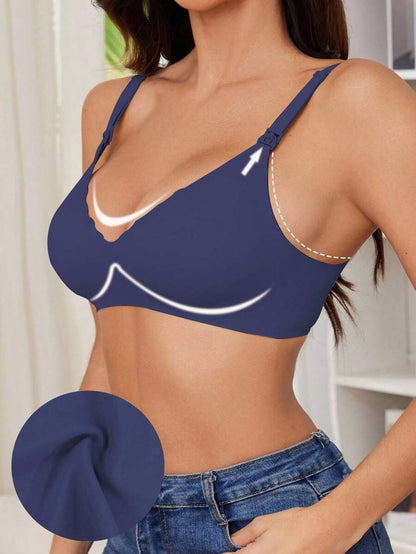 Maternity Jelly Style Lace Nursing Bra Women Solid Color Comfortable Lift Support Breastfeeding Underwear