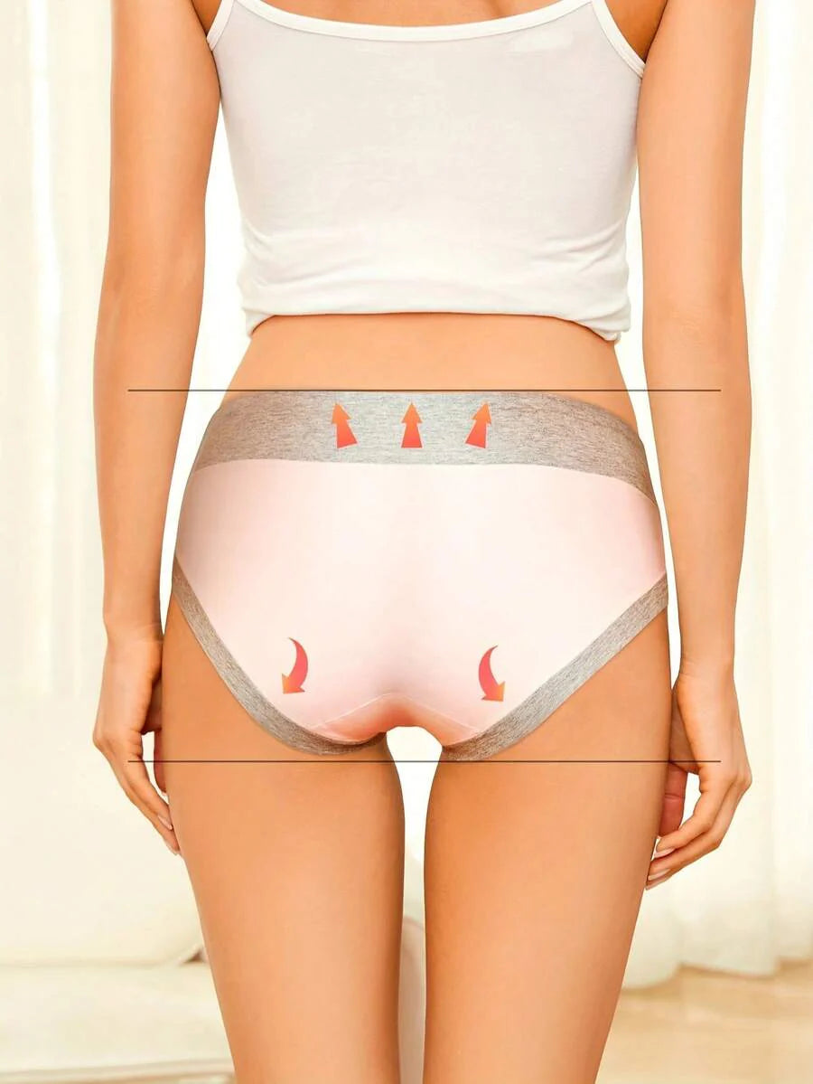 5 Pack Women’s Cotton Maternity Underwear Soft Healthy Pregnancy Panties Under Bump Postpartum Briefs for Moms