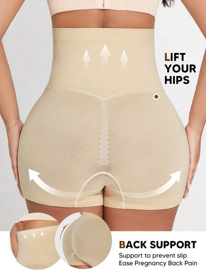 Maternity Christmas Belly Support Shorts - High Waist Elastic Expandable Panel Yoga, Pregnancy