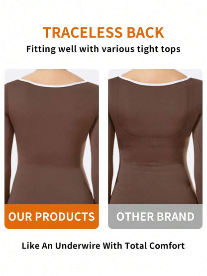 Women's Plus Size Seamless Wireless Bra - Comfortable Lifting Bralette
