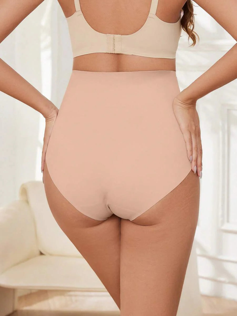 3pcs Maternity Seamless High Waist Panties - Solid Color Comfortable Fit