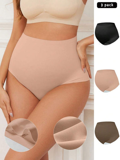 Maternity Underwear Set 3 Pack - Seamless High Waist Soft Everyday, Nursing Support Briefs