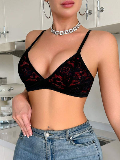 3PCS Maternity Floral Lace Nursing Bra Set Women Comfortable Breastfeeding Support Bra Set