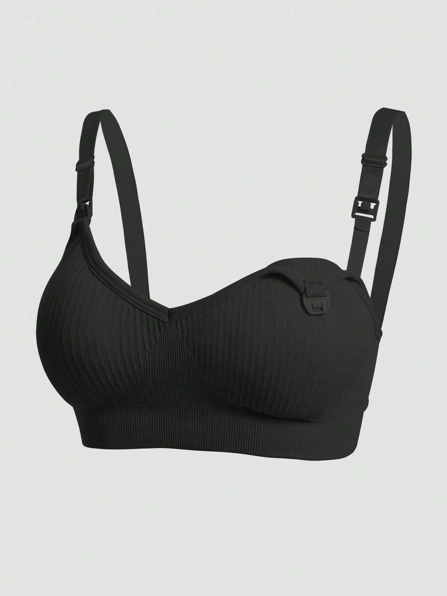 3PCS Maternity Nursing Bra Set Women Front Clip Closure Comfortable Breastfeeding Support Bras