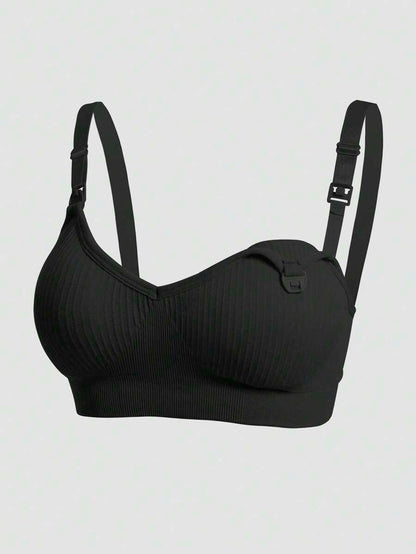 3PCS Maternity Nursing Bra Set Women Front Clip Closure Comfortable Breastfeeding Support Bras