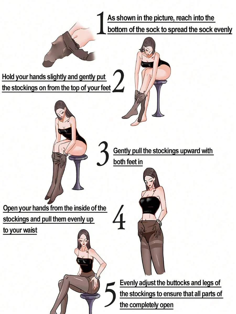 Maternity Pantyhose - Minimalist Thin Run Resistant Non Slipping Waist Skin Beautifying, Spring