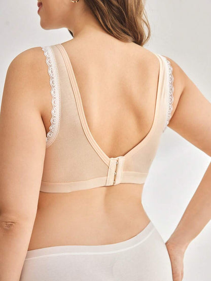 Plus Size Nursing Bra for Women - Comfortable Maternity Lace Bra