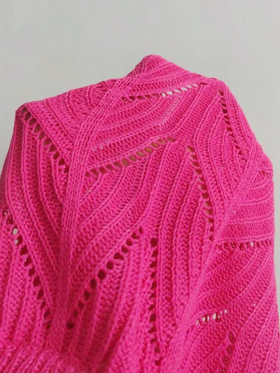 Swim Vcay Summer Beach Hollow Out Drawstring Waist Cover Up Shorts