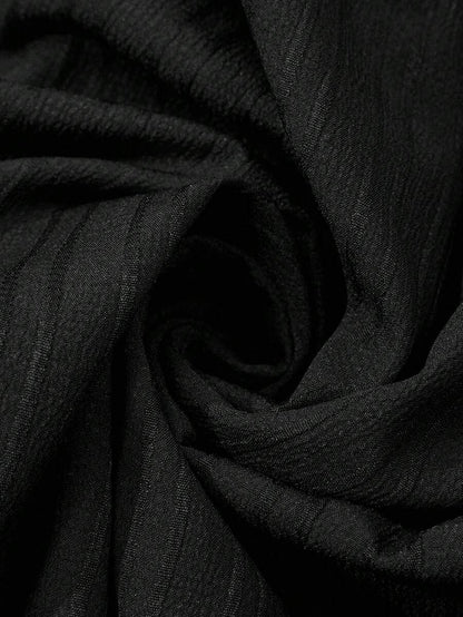 Plus Size Maternity Wide Leg Pants - Belted Knot Waist, Ultra High Waist, Loose Fit, Black