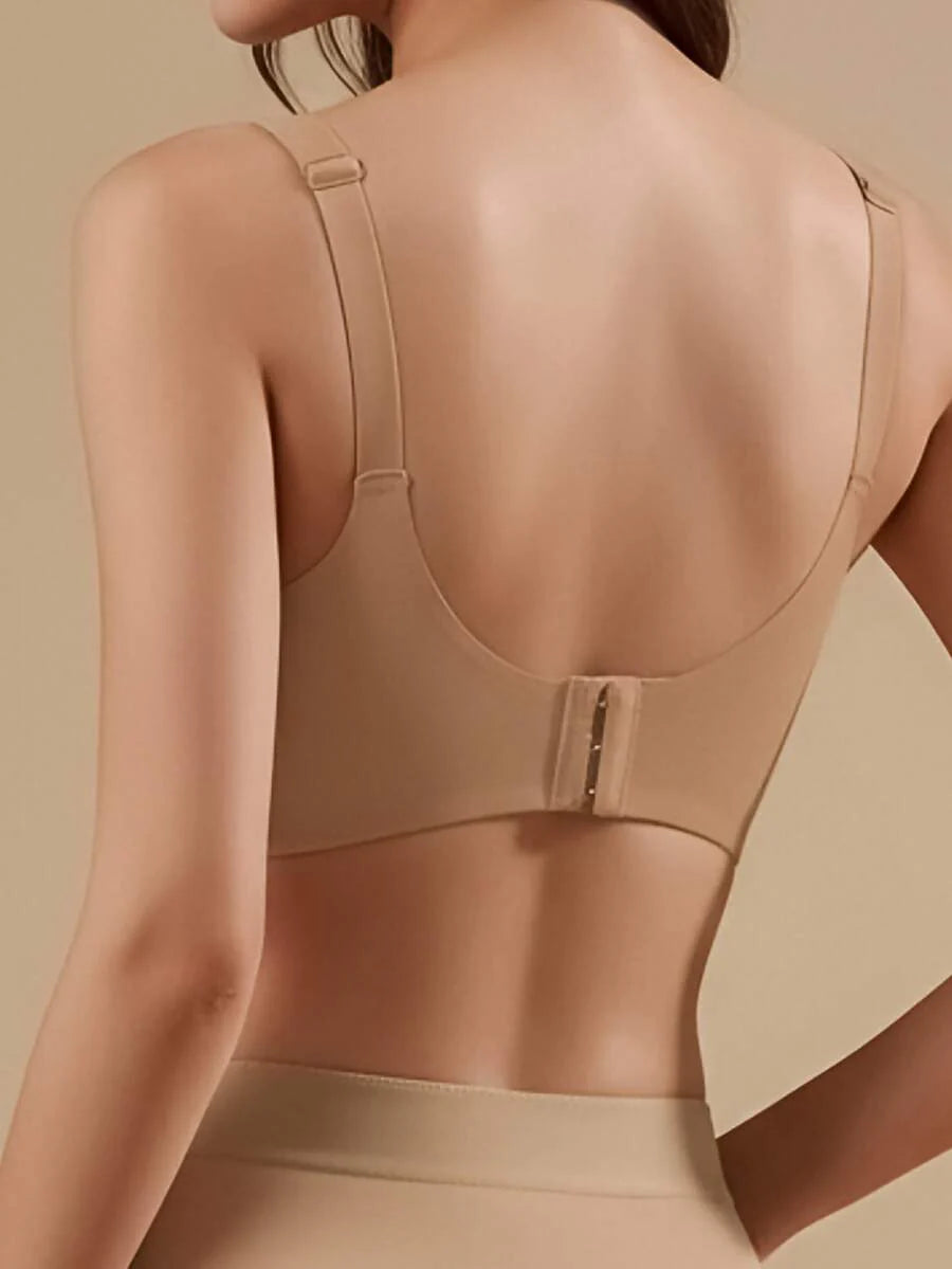 Maternity Nursing Bra Wireless Anti Sagging Postpartum Breastfeeding Bra Clip Open Lift Support Bra
