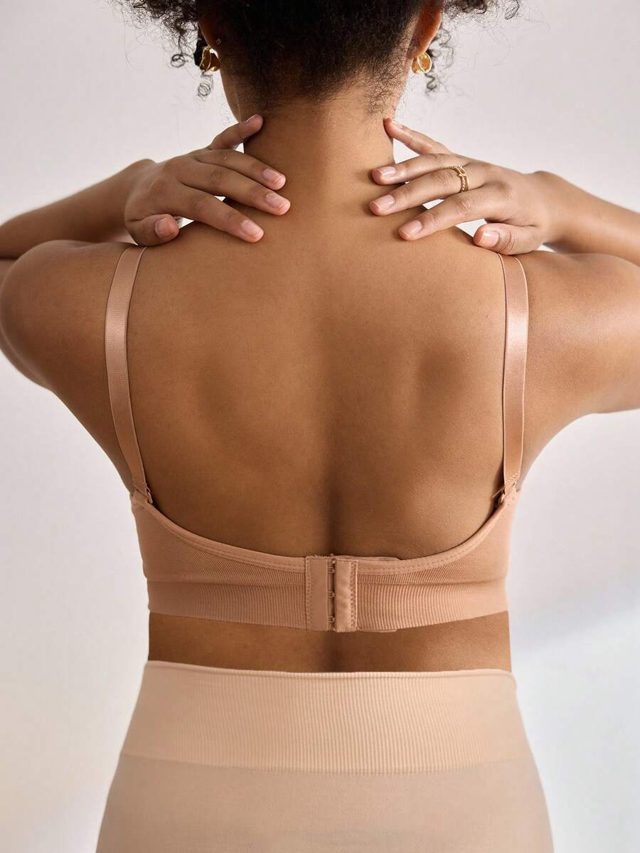 3PCS Maternity Nursing Bras Set Women Simple Solid Color Comfortable Breastfeeding Bra Set