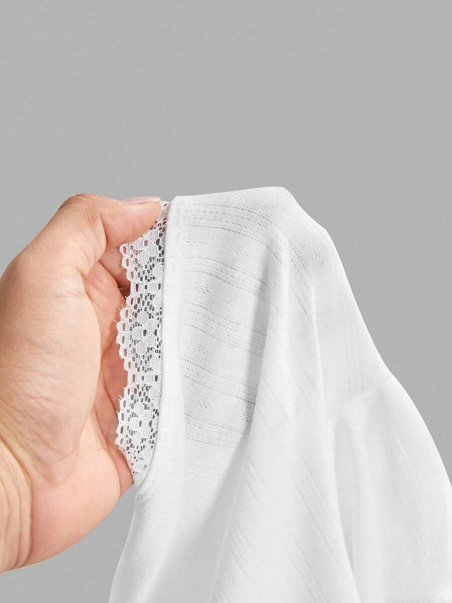 White Jacquard Textured Maternity Shorts - Ultra High Waist Adjustable Elastic Leggings - Semi-Sheer Summer Beach Pregnancy Shorts