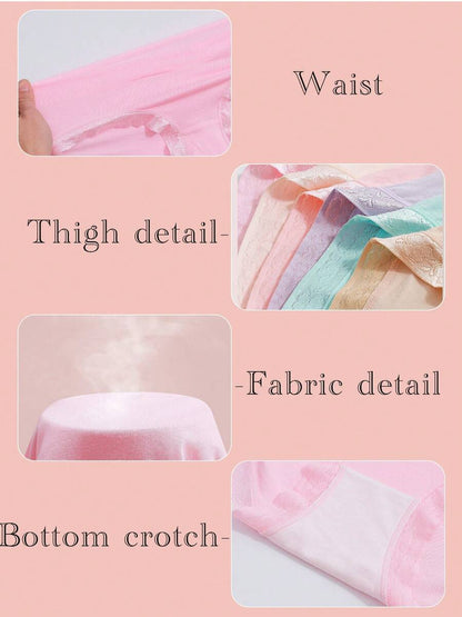 Maternity Underwear 6 Pack - Low Waist U-Shaped Belly Support Seamless Cotton, Anti-Bacterial