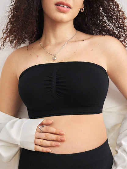 Maternity Nursing Bra - Seamless Full Coverage Double Layer Comfortable Casual Sports, Autumn