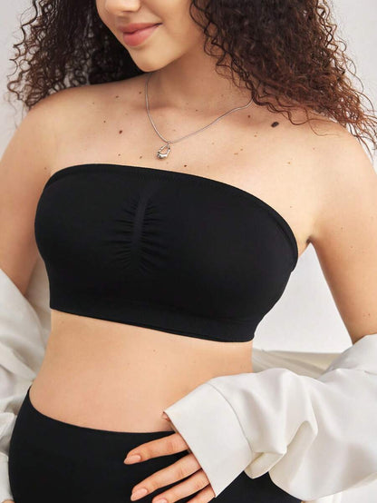 Maternity Nursing Bra - Seamless Full Coverage Double Layer Comfortable Casual Sports, Autumn