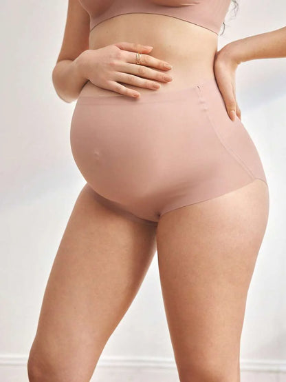 Maternity Underwear Set 3 Pack - Seamless High Waist Soft Everyday, Nursing Support Briefs