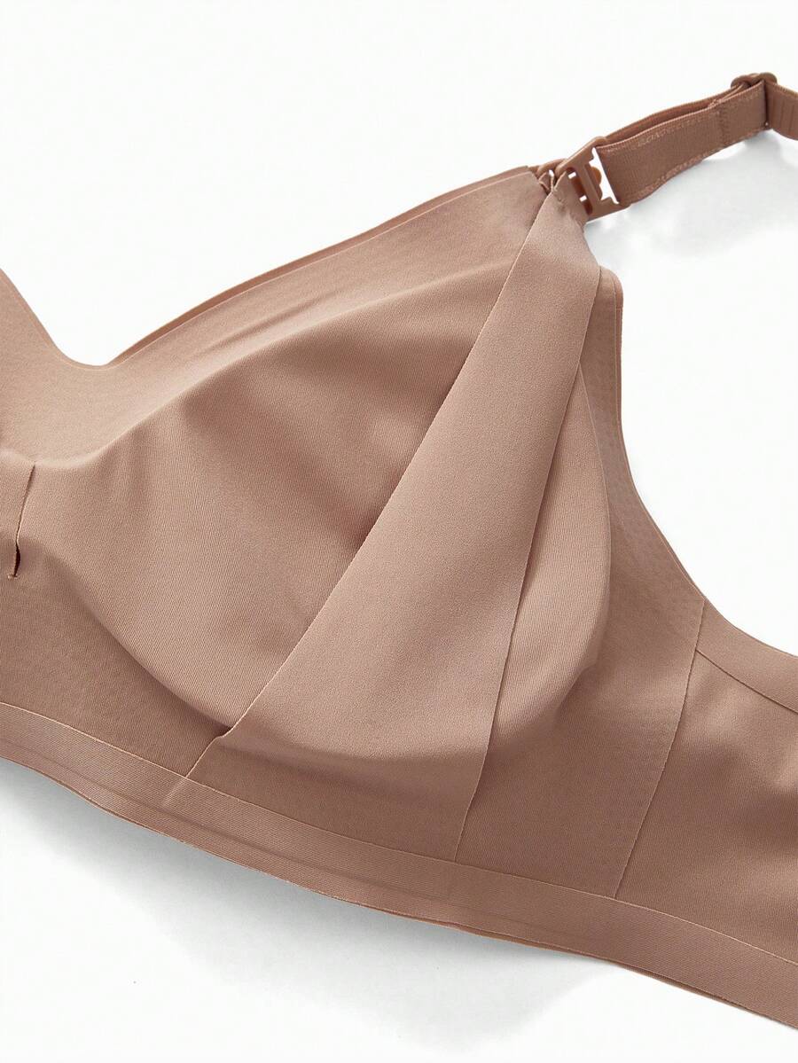 Maternity Seamless Nursing Bra Women Solid Color Wireless Breastfeeding Comfortable Support Bra
