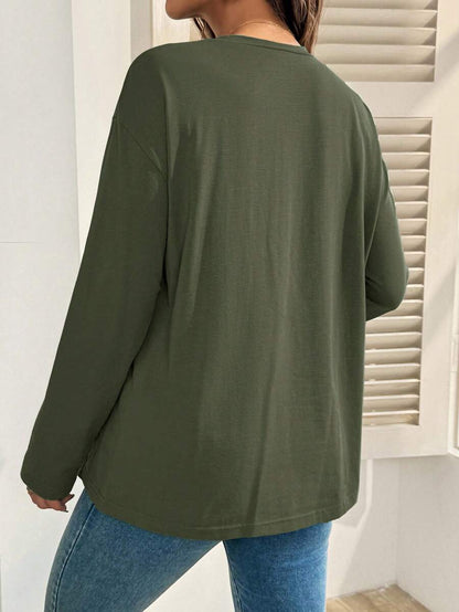 Black Cotton Mama Letter Nursing Sweatshirt Loose Fit Round Neck Long Sleeve Breastfeeding Top for New Moms Casual Maternity Streetwear