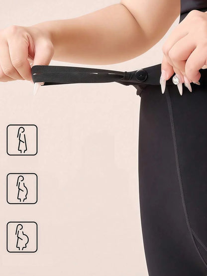 Maternity Pantyhose - Adjustable Strap Abdominal Support High Elasticity Shaping Lifting Korean Style