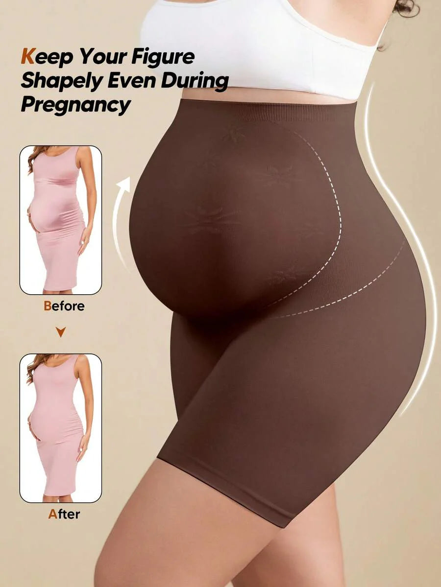 Pregnant Women's High Elasticity 5-Point Maternity Leggings - Everyday Wear