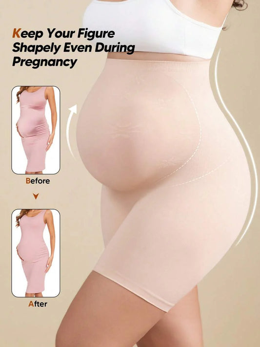 Pregnant Women's High Elasticity 5-Point Maternity Leggings - Everyday Wear