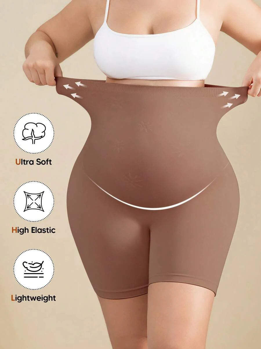 Pregnant Women's High Elasticity 5-Point Maternity Leggings - Everyday Wear