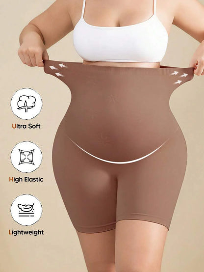Pregnant Women's High Elasticity 5-Point Maternity Leggings - Everyday Wear
