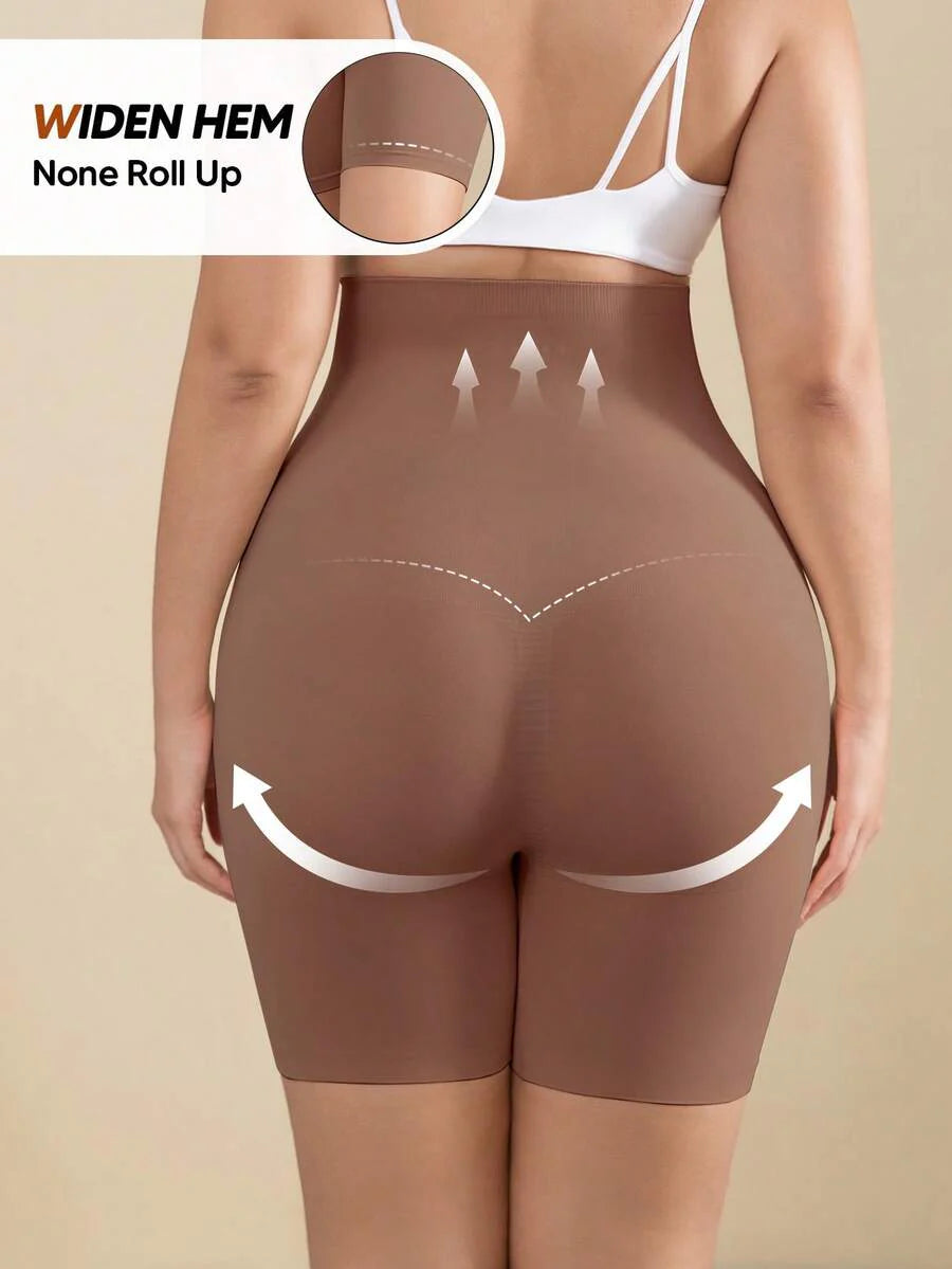 Solid Color Maternity Biker Shorts - High Waist Pregnancy Athletic Wear