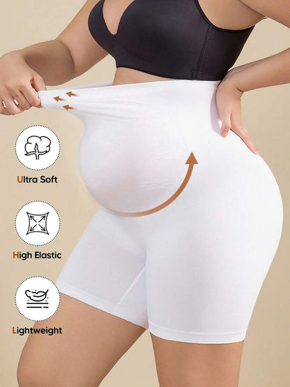 Pregnant Women's High Elasticity 5-Point Maternity Leggings - Everyday Wear