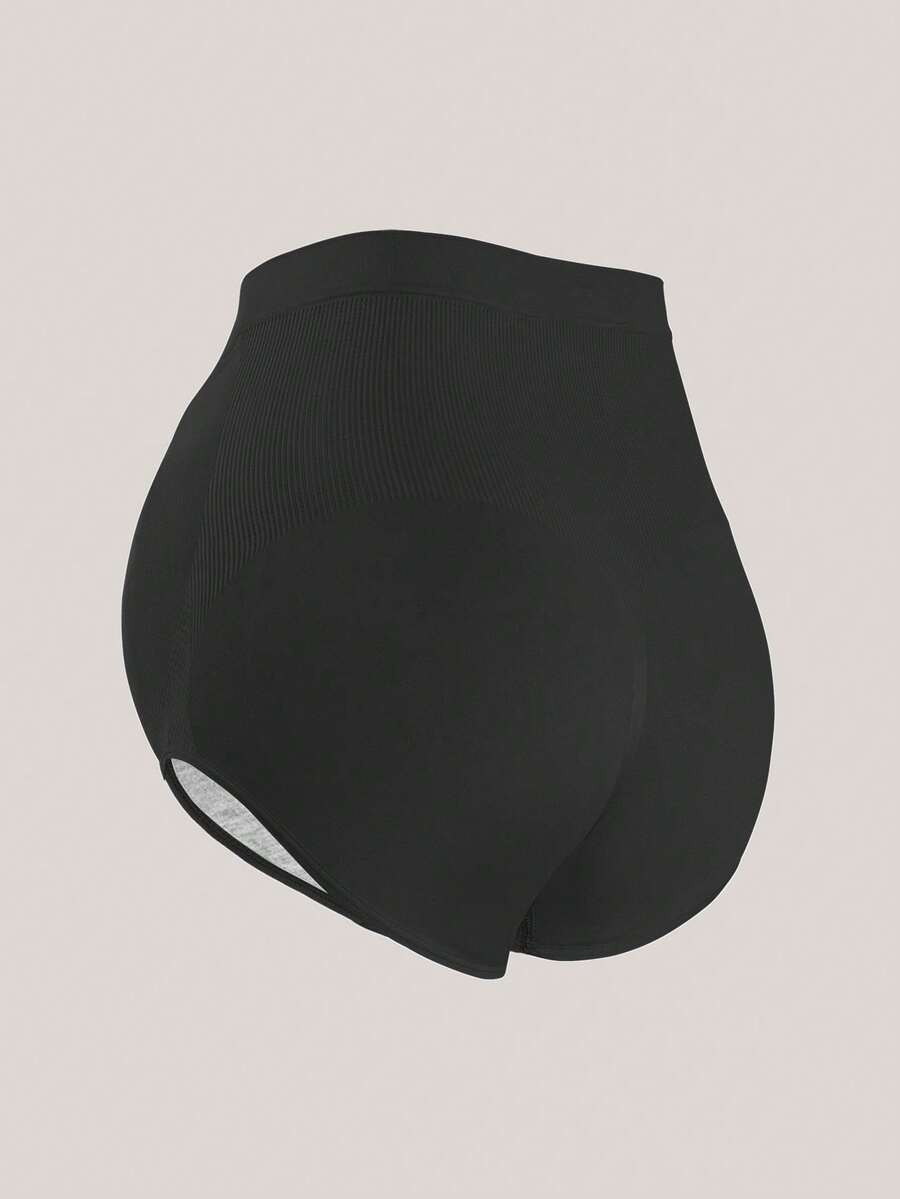 5pcs Maternity Underwear - High Waist Belly Support Shorts for Mid-Late Pregnancy