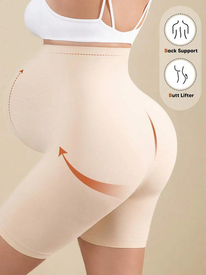 Maternity Soft Elastic Waist Shorts - Comfortable Belly Support