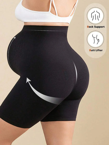 Maternity Soft Elastic Waist Shorts - Comfortable Belly Support