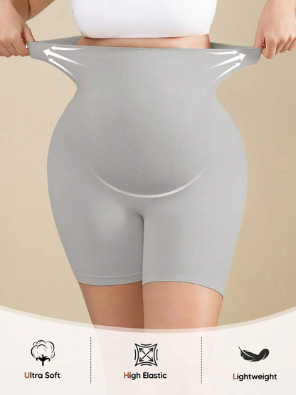 Maternity Soft Elastic Waist Shorts - Comfortable Belly Support